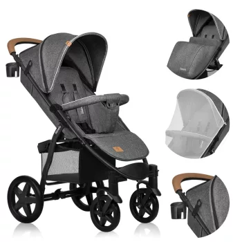 LIONELO Sport babakocsi Annet Plus Stone Caramel