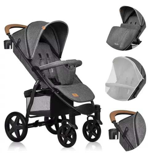 LIONELO Sport babakocsi Annet Plus Stone Caramel