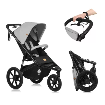 LIONELO Sport babakocsi Azura Grey Stone