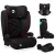 LIONELO Autósülés Hugo i-Size (100-150 cm) Sporty Fekete Piros
