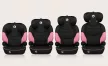LIONELO Lars i-Size autósülés (100-150 cm) Pink Baby