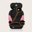 LIONELO Lars i-Size autósülés (100-150 cm) Pink Baby