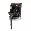 LIONELO Autósülés Navy i-Size (40-150 cm) Fekete Piros