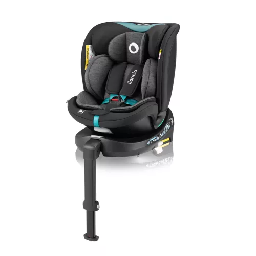 LIONELO Autósülés Navy i-Size (40-150 cm) Fekete Türkiz
