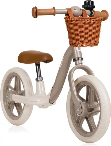 LIONELO Gyermek futóbicikli Alex Plus Bézs Homok, 3 éves kortól
