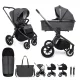 MUUVO  Kombinált babakocsi Quick SE 2 Diamond graphite szett 2in1