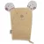 EKO Pamut frottír törölköző Bear Beige fülekkel 20x15 cm