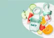 NENO Frutta szilikon cumi gyümölcsökhöz és zöldségekhez, 3 méret, 4 hónapos kortól