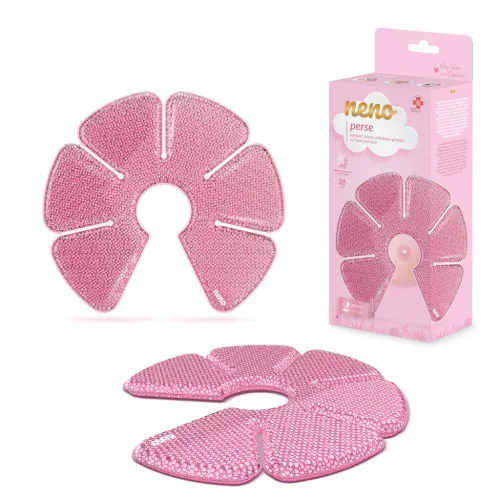 NENO Perse meleg/hűsítő géles borogatás mellekre, szoptatásra és szülés utáni ápolásra, 2 db.