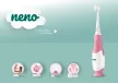 NENO Gyermek elektromos fogkefe Denti - rózsaszín 3m+
