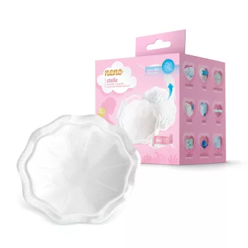   NENO Stella szoptatós melltartóbetétek, ultravékony, 5 rétegű, öntapadós, 60 db.