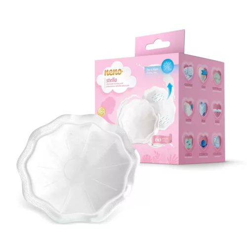 NENO Stella szoptatós melltartóbetétek, ultravékony, 5 rétegű, öntapadós, 60 db.