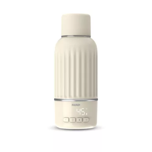 NENO Nevio vezeték nélküli tej-, víz- és italmelegítő öblítő funkcióval, 500 ml, 35–55 °C, USB-C