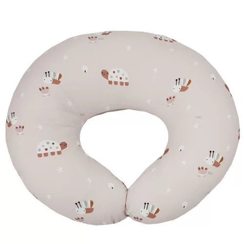 EKO Szoptatós párna kicsi VELVET Bees Beige 60x60 cm