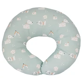 EKO Szoptatós párna kicsi VELVET Dogs Mint 60x60 cm