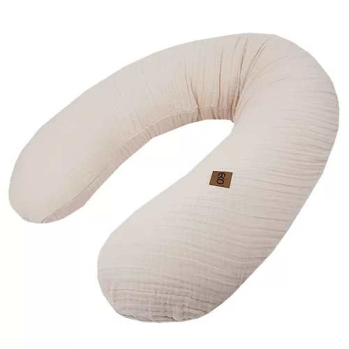 EKO Szoptatós párna muszlin Beige 180 cm