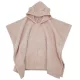 EKO Pončo pamutból kapucnival és fülekkel Powder pink 75x120 cm