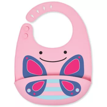 SKIP HOP Zoo Szilikon Előke Pillangó 6hó+
