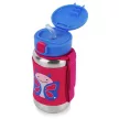 SKIP HOP Zoo Rozsdamentes Acél Szívószálas Vízpalack Pillangó 12hó+