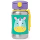 SKIP HOP Zoo Rozsdamentes szívószálas vízüveg Egyszarvú 12m+