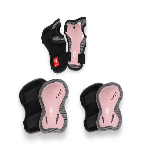 QPLAY Gyermek védők Coral Pink, méret S, kor 3-5 év