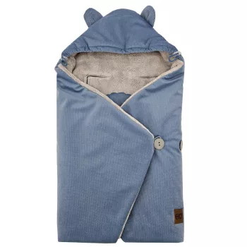 EKO Babahordozóba való bundazsák Kék