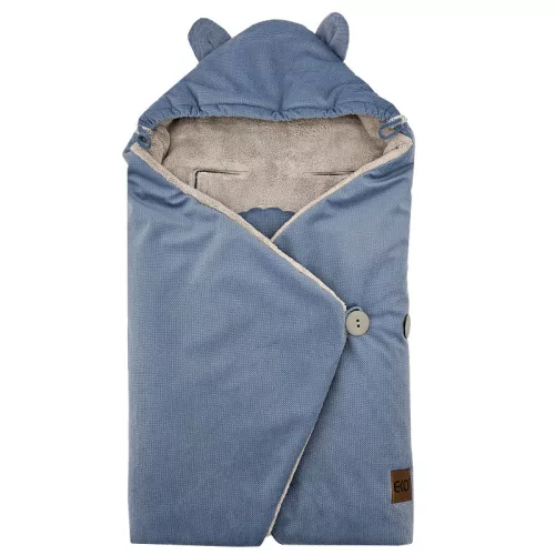 EKO Babahordozóba való bundazsák Kék
