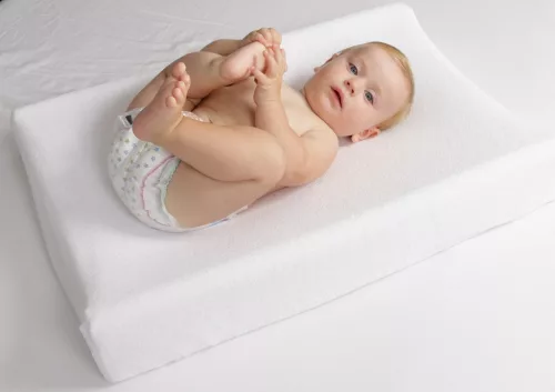 BABYMATEX Fehér pelenkázó alátét huzat