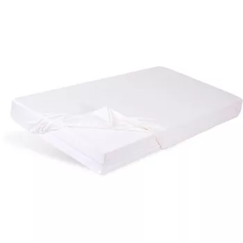 BABYMATEX Gumis vízálló lepedő Bamboo fehér 60x120 cm