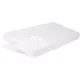 BABYMATEX Gumis vízálló lepedő Bamboo fehér 60x120 cm