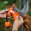EXPLORER DOG AirBall kötélen Narancssárga 6,5 cm