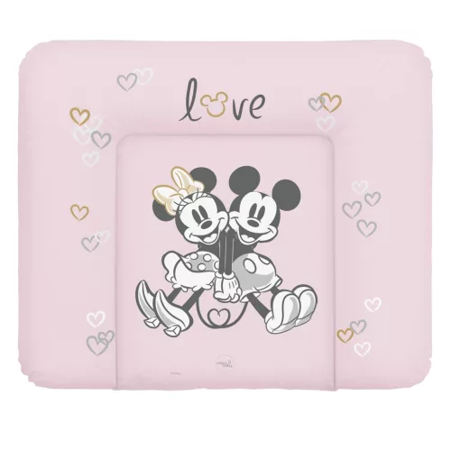 CEBA BABY Pelenkázó alátét komódhoz puha (85x72) Disney Minnie & Mickey Pink