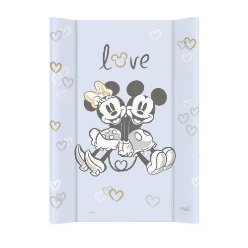 CEBA BABY Pelenkázó alátét merev lappal COMFORT (50x70) Disney Minnie & Mickey Blue