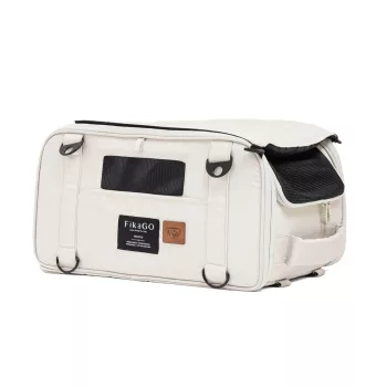   FIKAGO Utazó hordozó kutyáknak és macskáknak Truffle Creamy Cloud