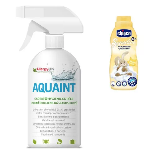 CHICCO Öblítő koncentrátum Gyengéd érintés, 750 ml + AQUAINT 500 ml