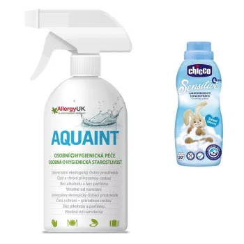   CHICCO Aviváž koncentrovaná Sladký Pudr, 750 ml + AQUAINT 500 ml
