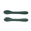 PETITE&MARS Szilikon 2 részes étkészlet TAKE&MATCH  tál + evőeszközök Misty Green 6hó+