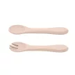 PETITE&MARS Szilikon 2 részes étkészlet TAKE&MATCH  tál + evőeszközök Desert Sand 6hó+