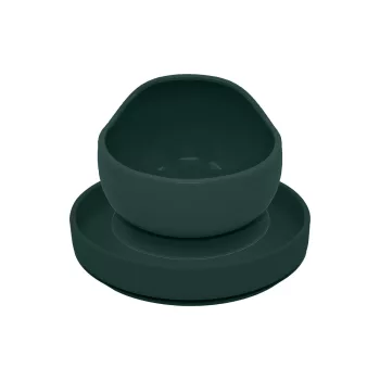   PETITE&MARS Szilikon 2 részes étkészlet TAKE&MATCH  tányér + tál Misty Green 6hó+