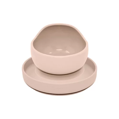 PETITE&MARS Szilikon 2 részes étkészlet TAKE&MATCH  tányér + tál Desert Sand 6hó+