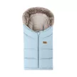 PETITE&MARS Téli szett Arctic 4in1 bundazsák + kézmelegítő kesztyű babakocsira Furry Sky Whisper