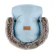 PETITE&MARS Téli szett Arctic 4in1 bundazsák + kézmelegítő kesztyű babakocsira Furry Sky Whisper