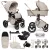 MUUVO KÉSZLET Babakocsi Quick Boho Beige szett 2v1 + CYBEX Aton B2 i-Size + alap