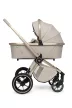 MUUVO KÉSZLET Babakocsi Quick Boho Beige szett 2v1 + CYBEX Aton B2 i-Size + alap