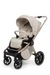 MUUVO KÉSZLET Babakocsi Quick Boho Beige szett 2v1 + CYBEX Aton B2 i-Size + alap