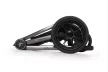 MUUVO KÉSZLET Babakocsi Quick SE 2 Diamond graphite szett 2in1 + CYBEX Aton B2 i-Size + alap