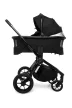 MUUVO KÉSZLET Babakocsi Quick SE 2 Chromium black szett 2in1 + CYBEX Aton B2 i-Size + alap