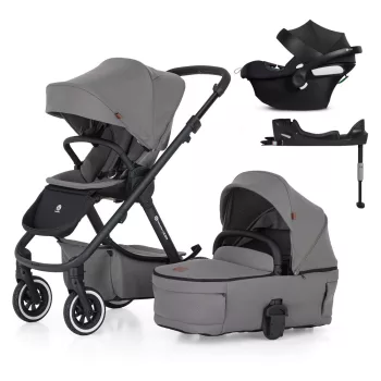  PETITE&MARS KÉSZLET Babakocsi 4v1 ICON Dove Grey LITE AIR + CYBEX Aton B2 i-Size