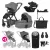 PETITE&MARS KÉSZLET Babakocsi 4v1 ICON Dove Grey XXL AIR + CYBEX Aton B2 i-Size