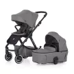 PETITE&MARS KÉSZLET Babakocsi 4v1 ICON Dove Grey XXL AIR + CYBEX Aton B2 i-Size